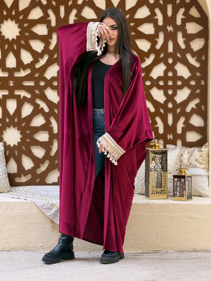 Velvet Kaftan – Statement Sleeves