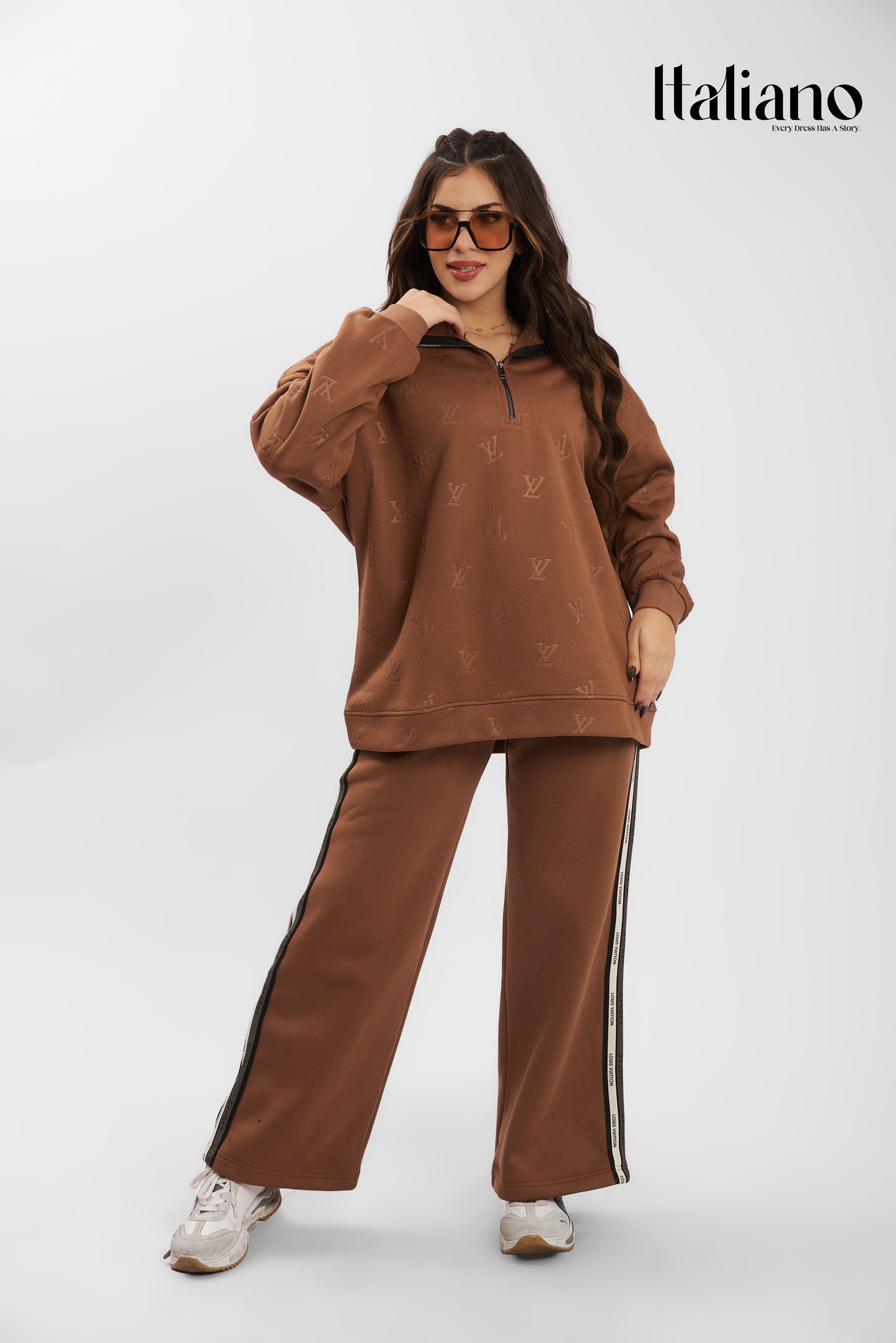 LV Quarter Zipper Set