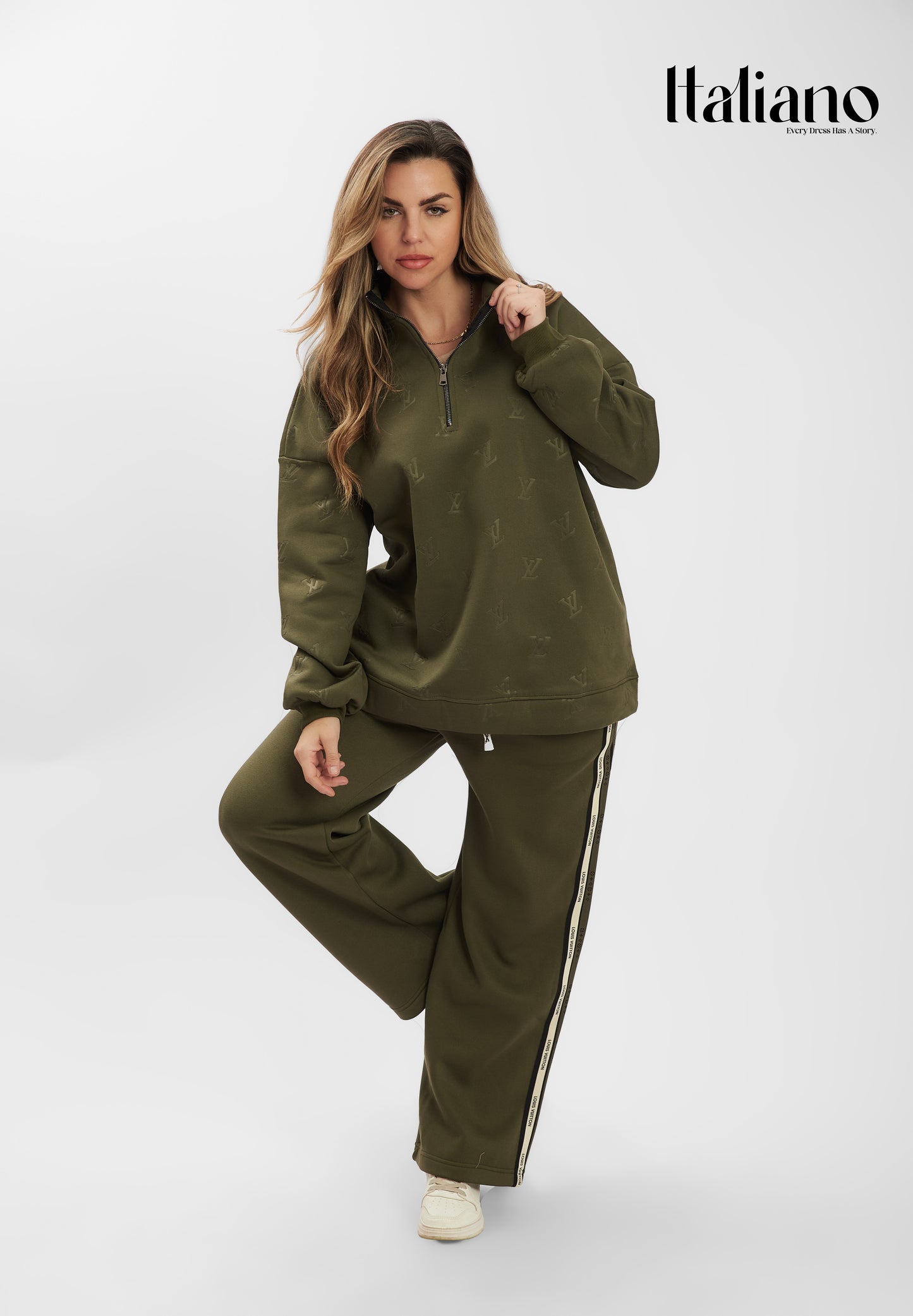 LV Quarter Zipper Set